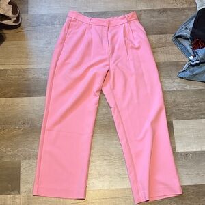 Abercrombie high rise pink trouser